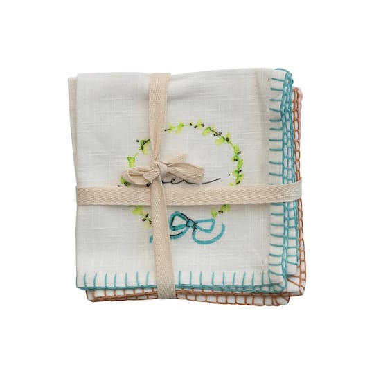 Hello Honey® Square Cotton Napkin Set